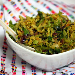 Brussels Sprouts with Coconut - Recipe photo by torviewtoronto