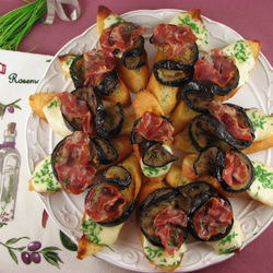 Bruschette with Eggplants - Recipe photo by Tadeja