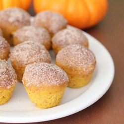 Sugar Pumpkin Donut Muffins - Recipe photo by kirbie
