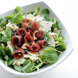 Bresaola, Parmigiano, Lettuce - Recipe photo by saladpride
