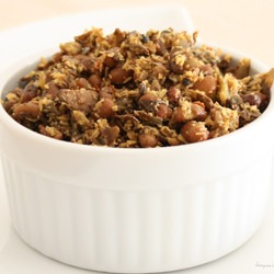 Banana Flower & Red Gram Stir fried - Recipe photo by swapnaz