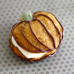 Pumpkin Whoopie Pies - Recipe photo by unmacaronrose