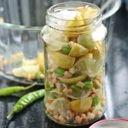Salted Limes With Ginger - Recipe photo by Aparna