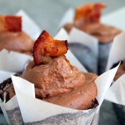 Chocolate Bacon Cupcakes - Recipe photo by cherryteacakes
