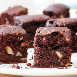Hazelnut Brownies - Recipe photo by DailySpud