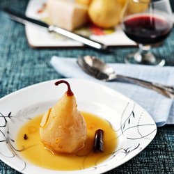 Orange Poached Pears - Recipe photo by Asha@FSK
