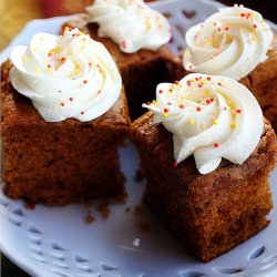 Pumpkin Gingerbread Cake - Recipe photo by Comfort of Cooking