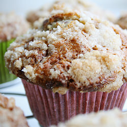 Banana Crumb Muffins w/ Chocolate - Recipe photo by bakingbetweencities