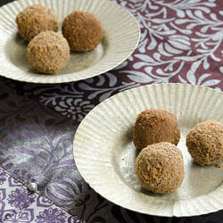 Chocolate and Chestnut Truffles - Recipe photo by trinidad