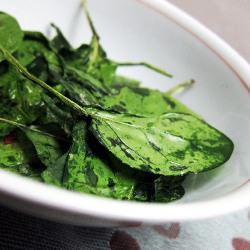 Oven Baked Spinach Chips - Recipe photo by theindolentcook