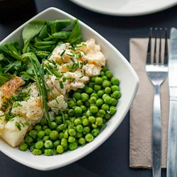 Potatoes, Mayo Eggs and Peas Salad - Recipe photo by saladpride