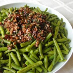 Green Beans with Cherry Vinaigrette - Recipe photo by singerskitchen