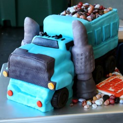 Toy Truck Birthday Cake - Recipe photo by sweetkiera