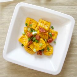 Pumpkin Gnocchi & Chorizo Sauce - Recipe photo by ThePleasureMonger