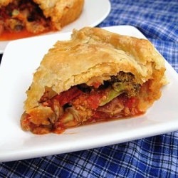 Orange Pork and Tomato Pie - Recipe photo by hungryjenny