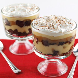 Gingerbread, Pumpkin, Toffee Trifle - Recipe photo by EvilShenanigans