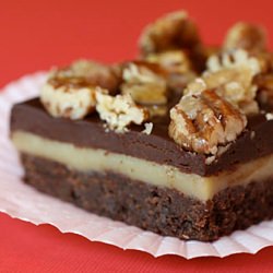 Layered Brownies - Recipe photo by afarmgirlsdabbles