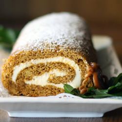 Pumpkin Roll Cake - Recipe photo by Megan