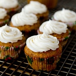 Mini Carrot Spiced Cupcakes - Recipe photo by FoodMayhem