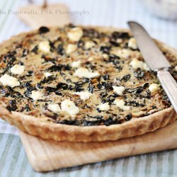 Kale and Carrot Tart - Recipe photo by Asha@FSK