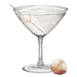 Lychee Martinis with Edamame - Recipe photo by jonroberts