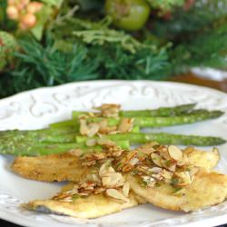 Trout Amandine w/ Lemon Butter - Recipe photo by savoringtimeinthekitchen