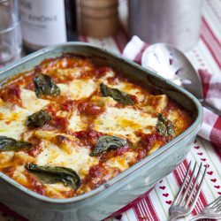 Mozzarella, Tomato and Gnocchi Bake - Recipe photo by thegoodmoodfoodblog