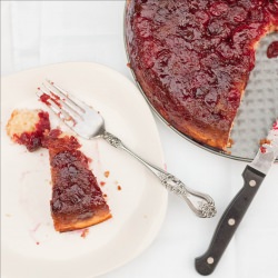 Holiday Cranberry Upside Down Cake - Recipe photo by mbeach
