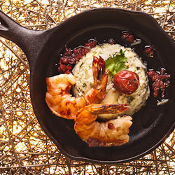 Shrimps in Umeboshi Butter - Recipe photo by The Epicure in Light
