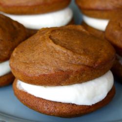 Pumpkin Whoopie Pies W Maple Cream - Recipe photo by megpow