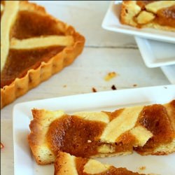 Apple Cider Curd Crostata - Recipe photo by cherryteacakes