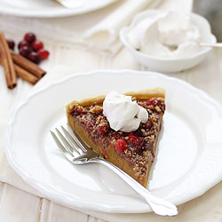 Cranberry Pecan Pumpkin Tart - Recipe photo by goodlifeeats
