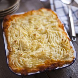 Roast Garlic Shepherd's Pie - Recipe photo by thegoodmoodfoodblog