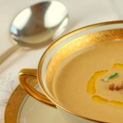 Roasted Chestnut Bisque - Recipe photo by The Runaway Spoon