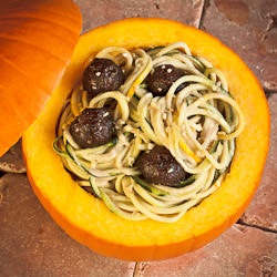 Vegan Spaghetti and Meatballs - Recipe photo by The Epicure in Light