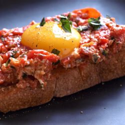 Skillet Eggs and Tomatoes - Recipe photo by BigWorldSmallKitchen