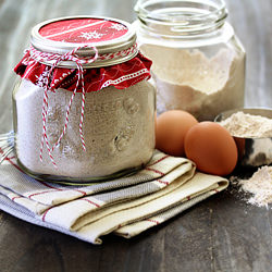 Homemade 5 Grain Pancake Mix Jars - Recipe photo by goodlifeeats