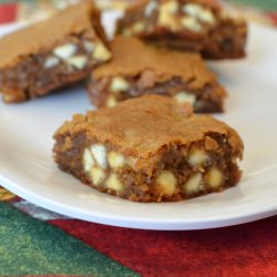 Gingerbread Chocolate Blondie - Recipe photo by bekita