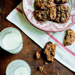 Honey Chocolate Oatmeal Cookies - Recipe photo by White On Rice Couple
