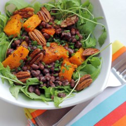 Butternut Squash & Azuki Beans - Recipe photo by saladpride