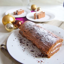 Chocolate and Coconut Roulade - Recipe photo by ThePleasureMonger