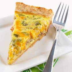 Boudin & Green Pepper Quiche - Recipe photo by EvilShenanigans
