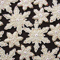 Snowflake Sugar Cookies - Recipe photo by BakersRoyale