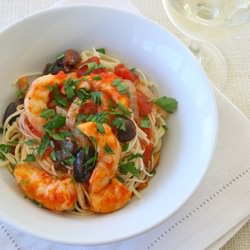 Angel Hair Pasta with Shrimp - Recipe photo by sallypv