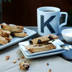 Tart Cherry & Pine Nut Biscotti - Recipe photo by Kitchen Konfidence