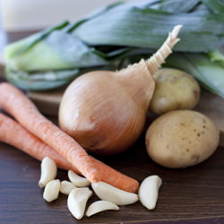 How to Make Vegetable Stock - Recipe photo by Dianasaur