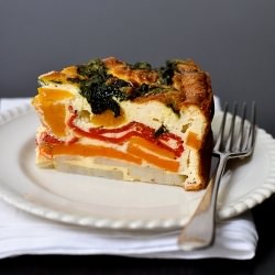 Roast Vegetable Cake - Recipe photo by Trissalicious