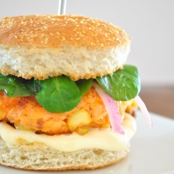 Zesty Salmon Burgers - Recipe photo by okiedokieartichokie