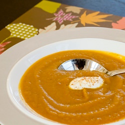 Calabaza and Butternut Squash Soup - Recipe photo by FoodMayhem