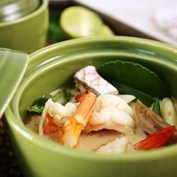 Thai Coconut Prawn Soup - Recipe photo by josim